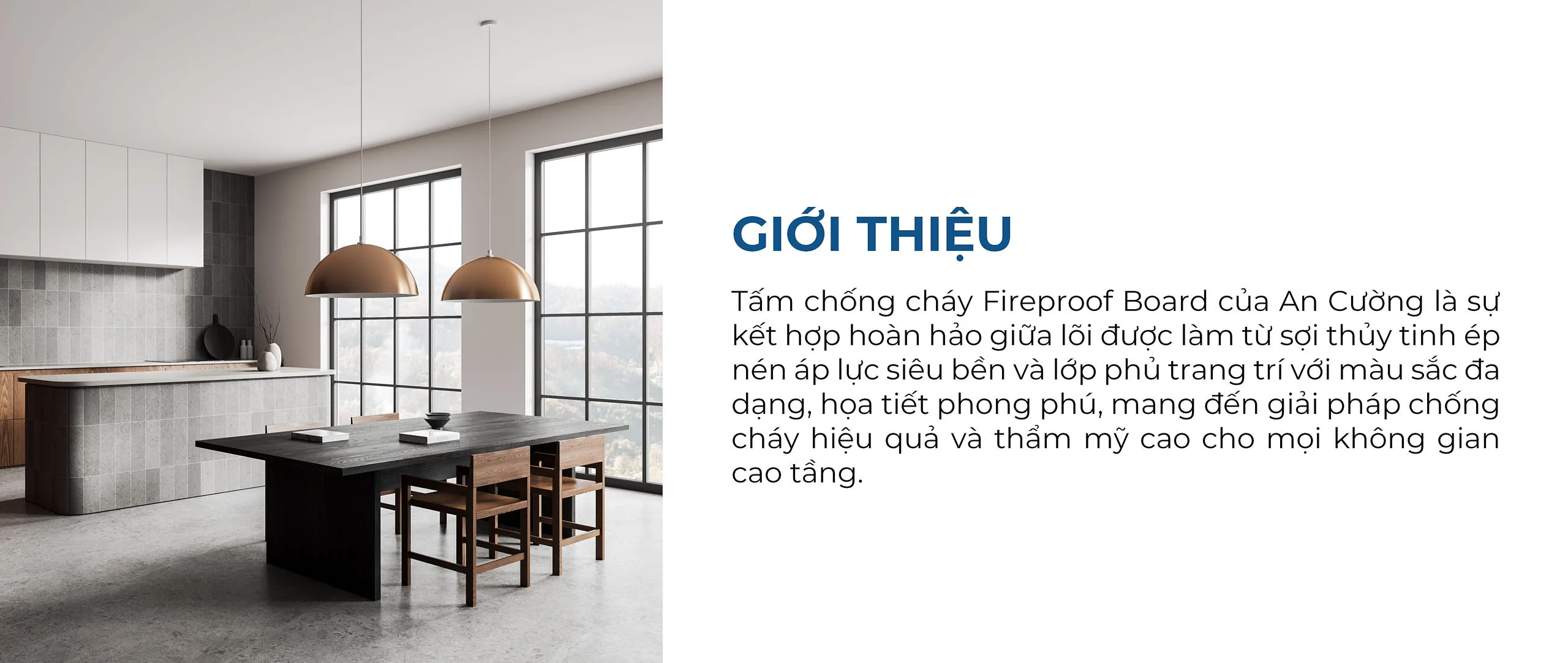 Đẹp An Toàn Cùng Tấm Chống Cháy Decor Cho Nhà Cao Tầng - vật liệu Gỗ An Cường