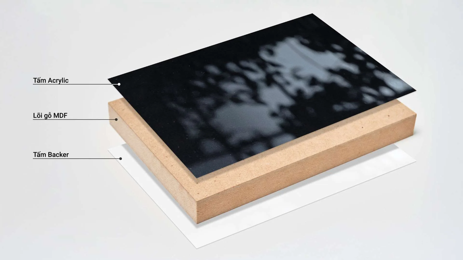 Gỗ MDF Phủ Acrylic: Giải Pháp Bề Mặt Bóng Gương Cao Cấp Cho Nội Thất Hiện Đại - vật liệu Gỗ An Cường