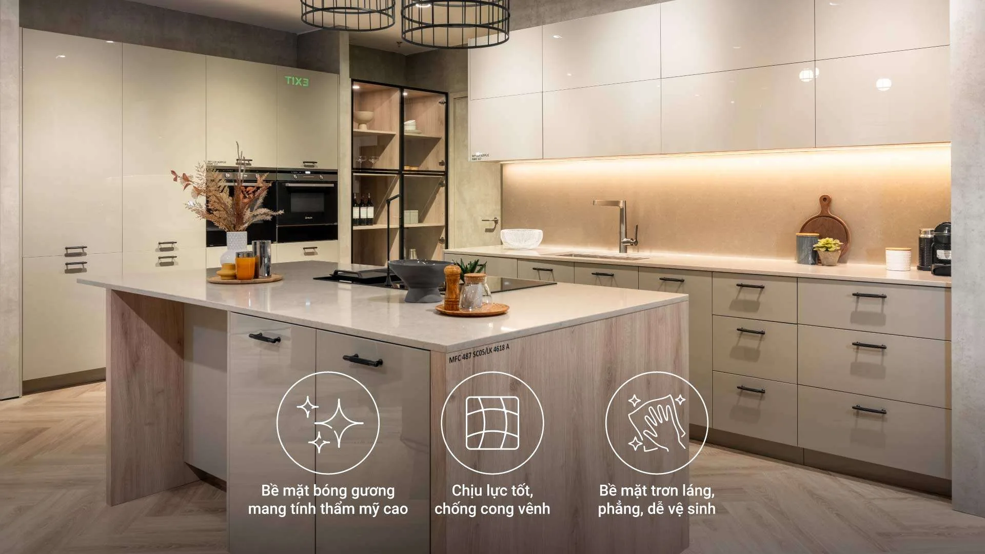 Gỗ MDF Phủ Acrylic: Giải Pháp Bề Mặt Bóng Gương Cao Cấp Cho Nội Thất Hiện Đại - vật liệu Gỗ An Cường