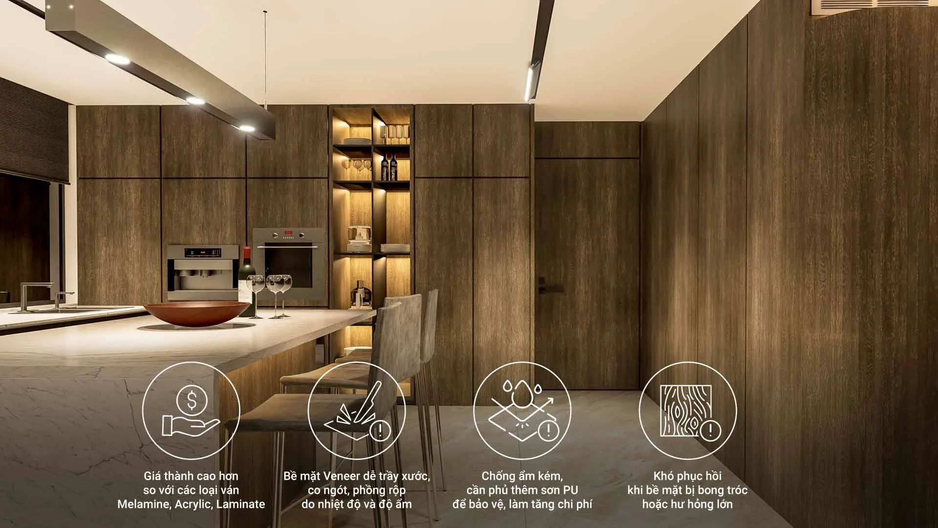 Gỗ MDF Phủ Veneer An Cường: Sự Kết Hợp Hoàn Hảo Giữa Lõi Gỗ Công Nghiệp Và Vẻ Đẹp Gỗ Tự Nhiên Dưới Góc Nhìn Kiến Trúc Sư - vật liệu Gỗ An Cường