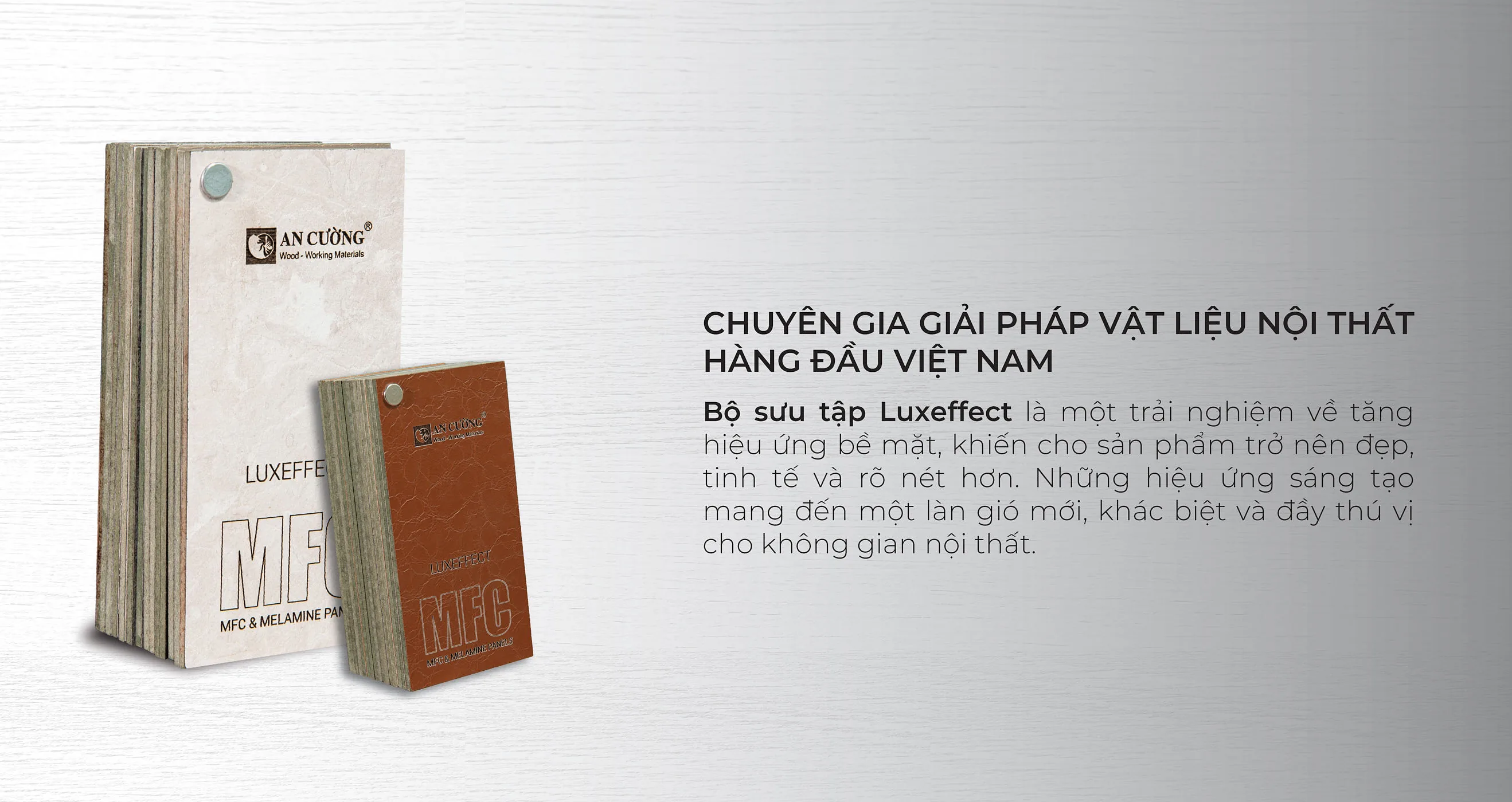 Trải Nghiệm Không Gian Đỉnh Cao Cùng Bộ Sưu Tập Bề Mặt Luxeffect Đột Phá - vật liệu Gỗ An Cường