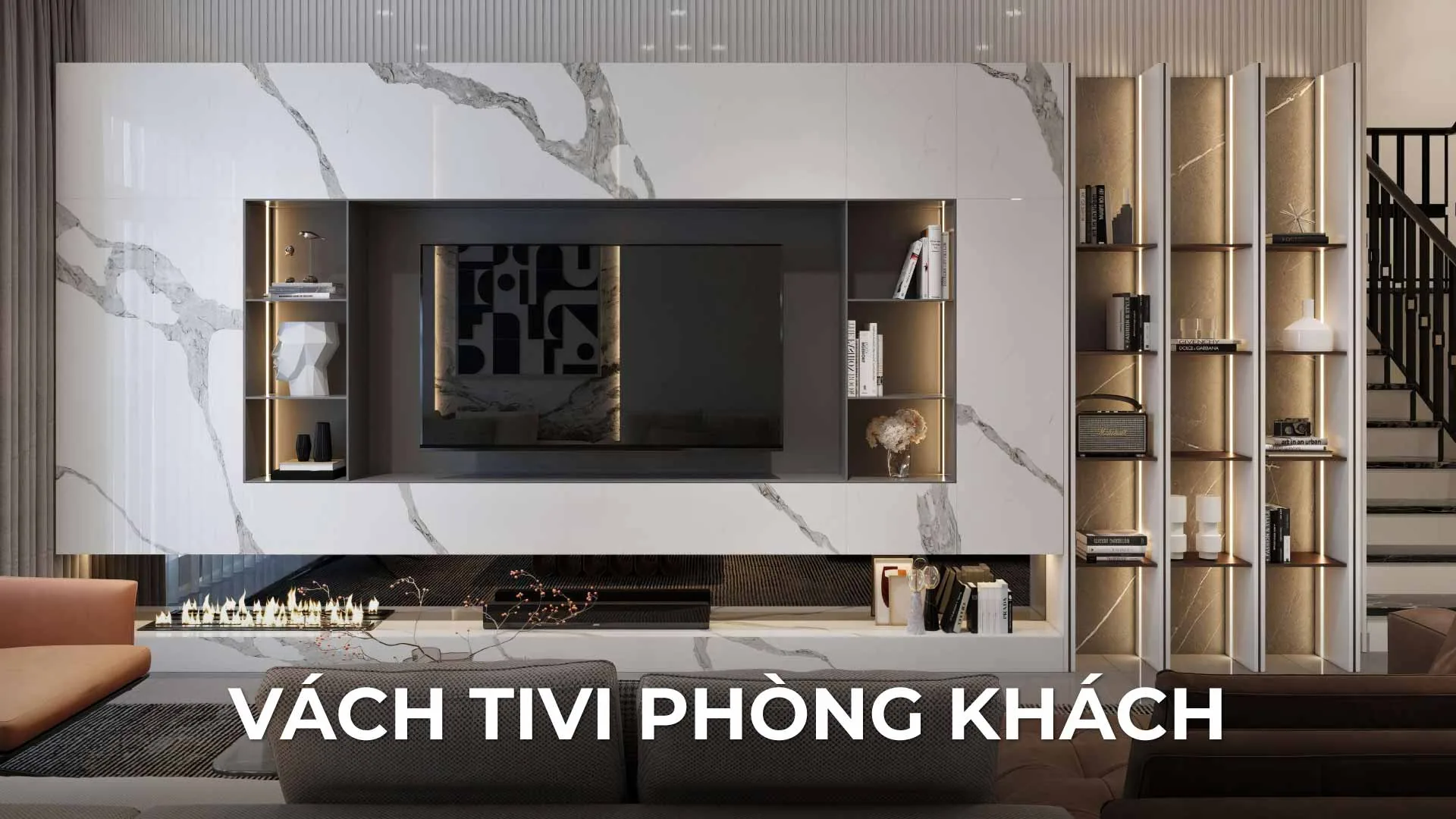 Tuyển Chọn Mẫu Vách Tivi Đẹp, Tiêu Chuẩn Kỹ Thuật Và Cách Đi Dây Điện Ngầm Thẩm Mỹ