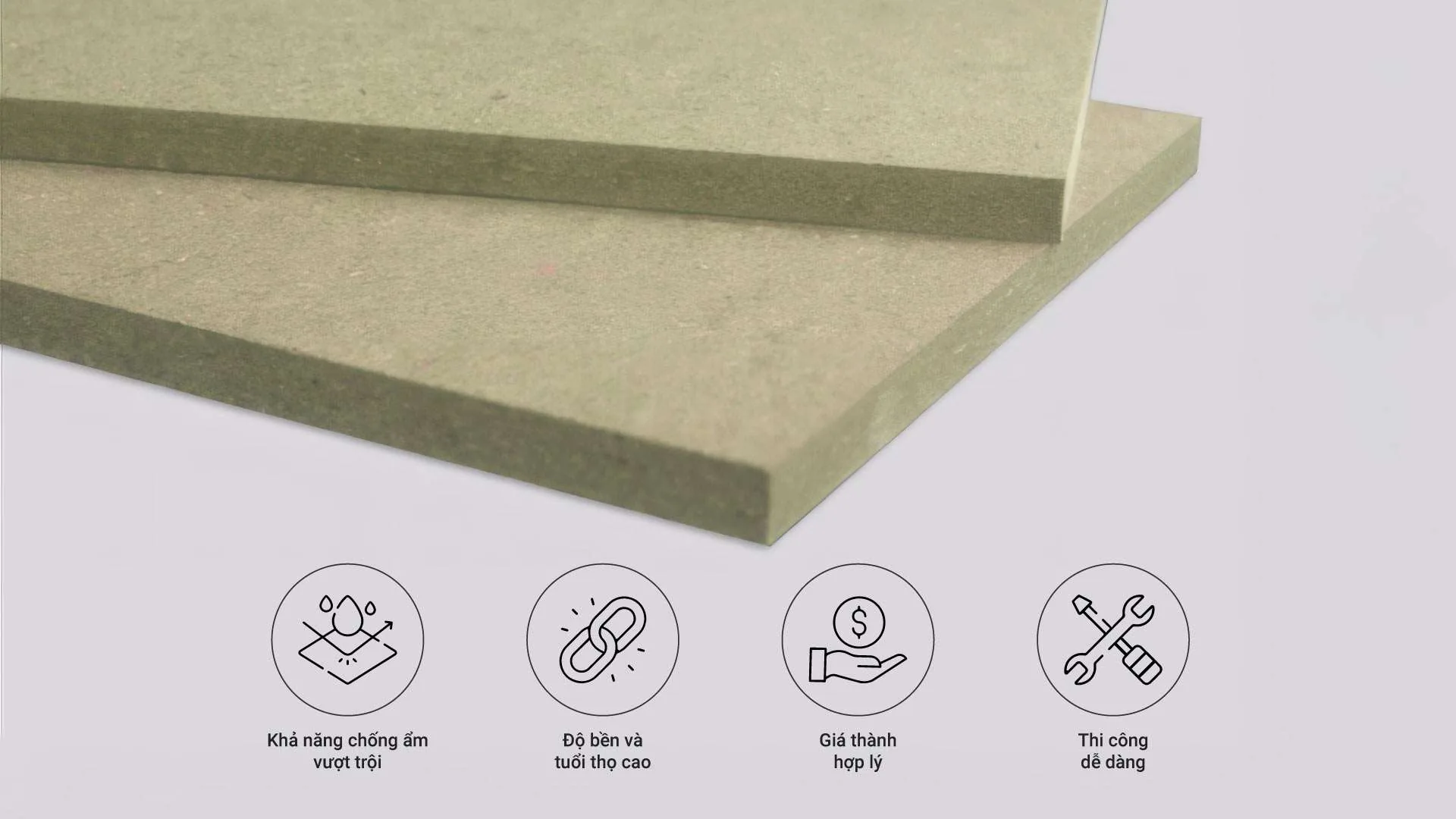 Gỗ MDF Lõi Xanh Chống Ẩm: Sự Thật Từ Góc Nhìn Kiến Trúc Sư - vật liệu Gỗ An Cường