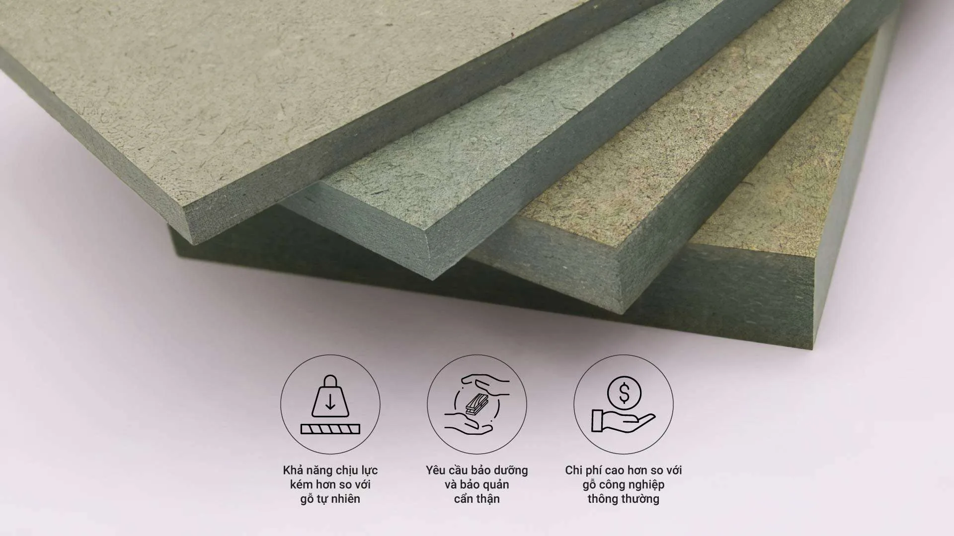 Gỗ MDF Lõi Xanh Chống Ẩm: Sự Thật Từ Góc Nhìn Kiến Trúc Sư - vật liệu Gỗ An Cường
