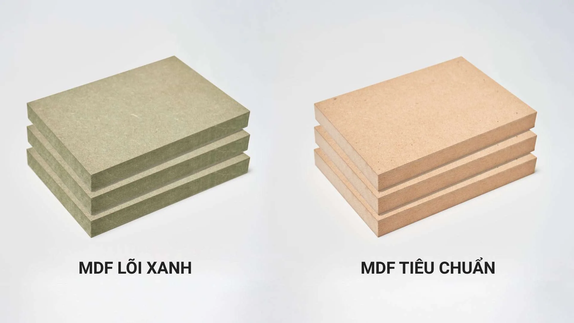 Gỗ MDF Lõi Xanh Chống Ẩm: Sự Thật Từ Góc Nhìn Kiến Trúc Sư - vật liệu Gỗ An Cường