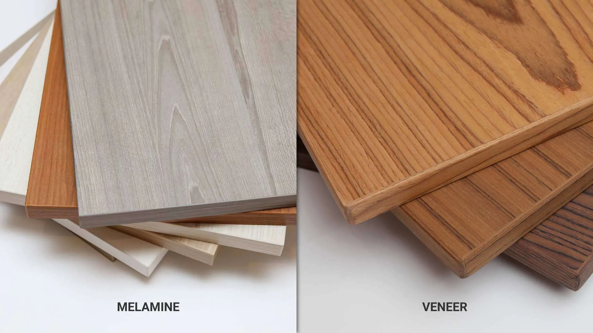 So Sánh Vật Liệu Melamine Và Veneer Gỗ An Cường - vật liệu Gỗ An Cường