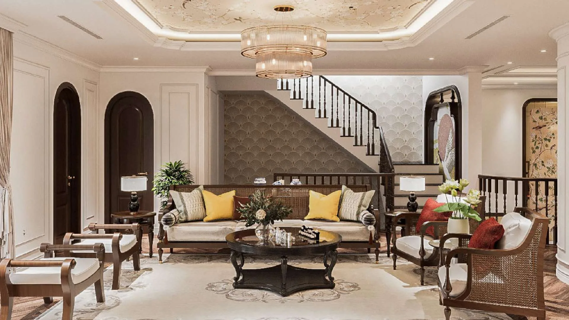 Phong Cách Nội Thất Indochine: Vẻ Đẹp Vượt Thời Gian Của Kiến Trúc Đông Dương - vật liệu Gỗ An Cường