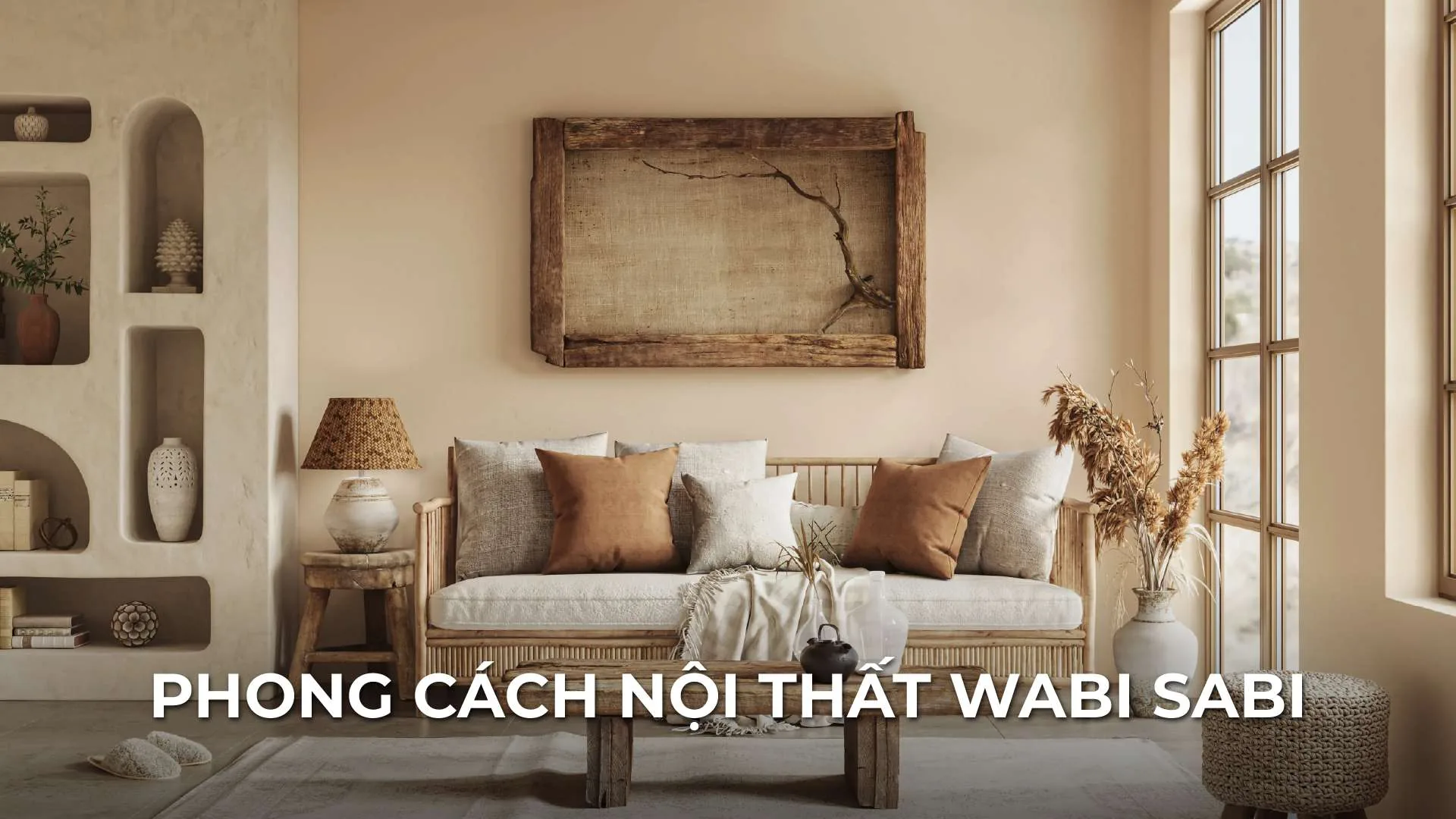 Phong Cách Nội Thất Wabi Sabi: Tìm Thấy Vẻ Đẹp Trong Sự Không Hoàn Hảo Và Dấu Ấn Thời Gian