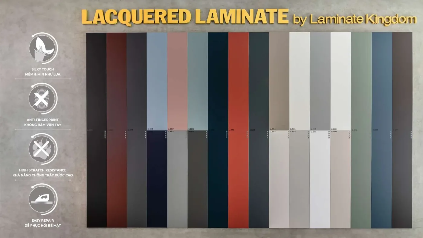 Bộ sưu tập Laminate đơn sắc
