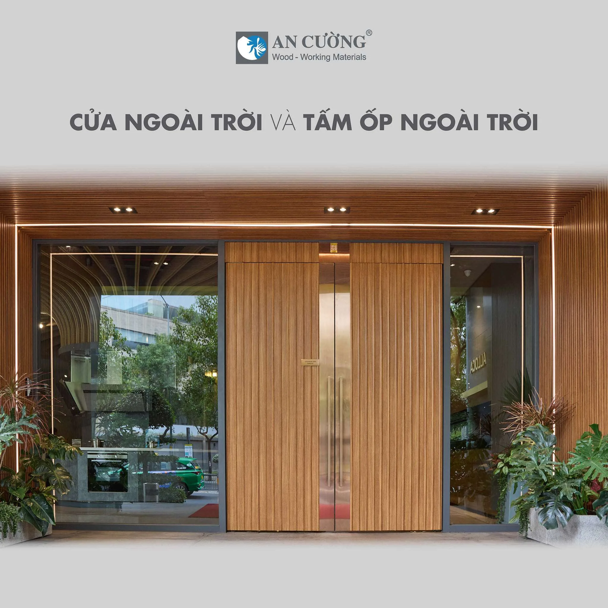 Thi Công Tấm Ốp Ngoài Trời An Cường - vật liệu Gỗ An Cường