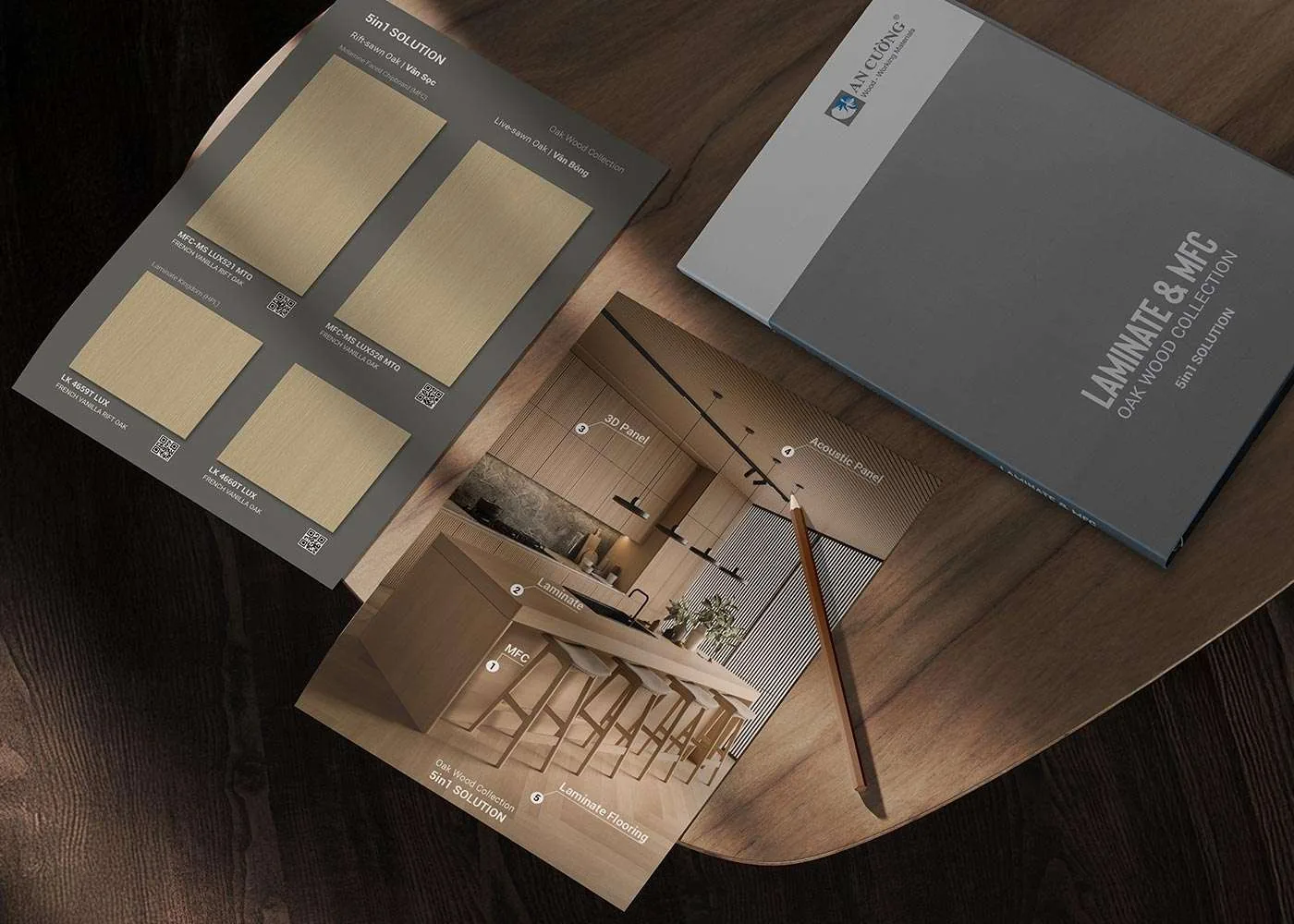 First Class Oak – Kiệt tác vân gỗ sồi An Cường