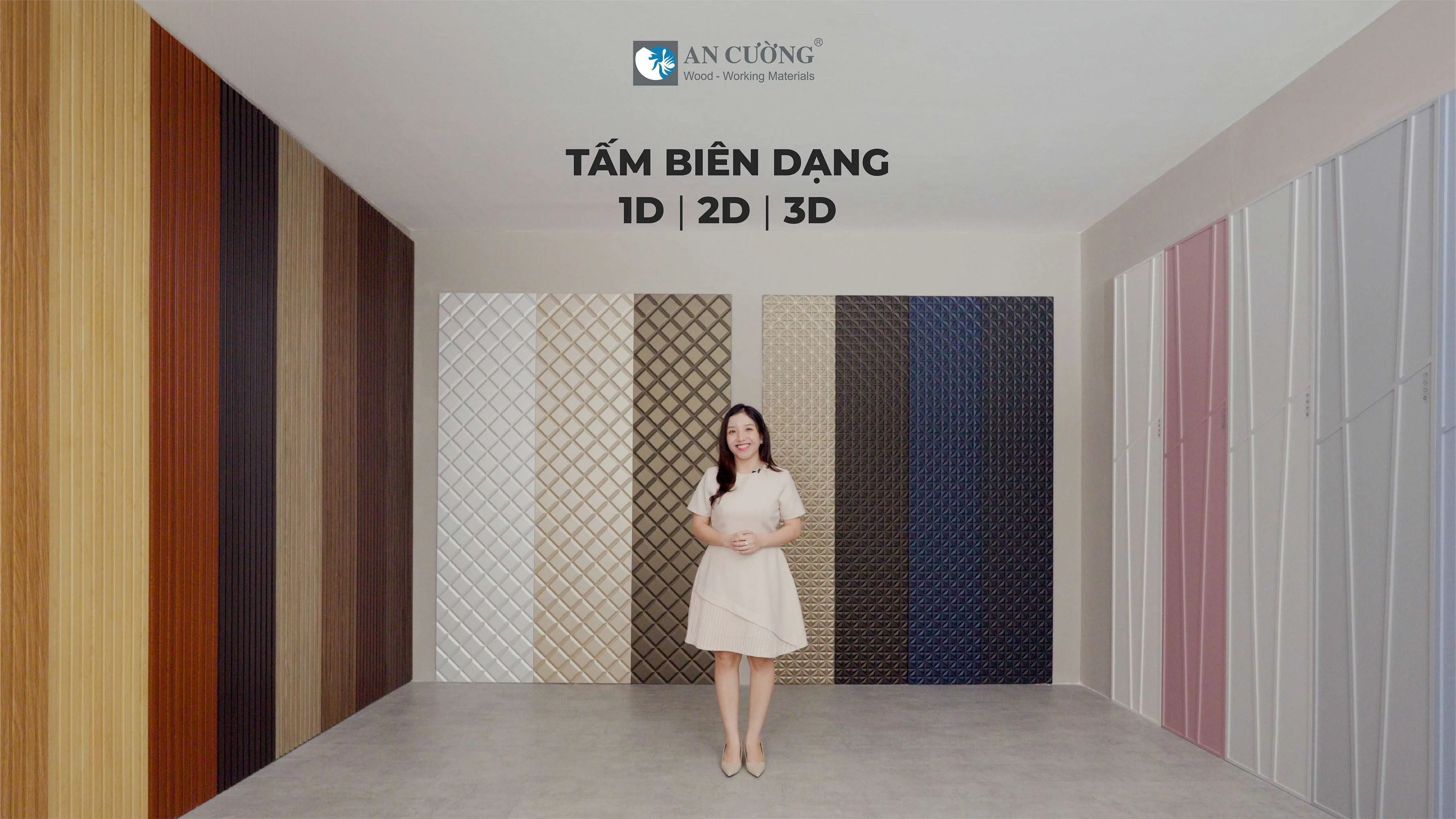 Khám Phá Tấm Biên Dạng 1D, 2D, 3D By An Cường: Giải Pháp Không Gian Sống Động An Cường