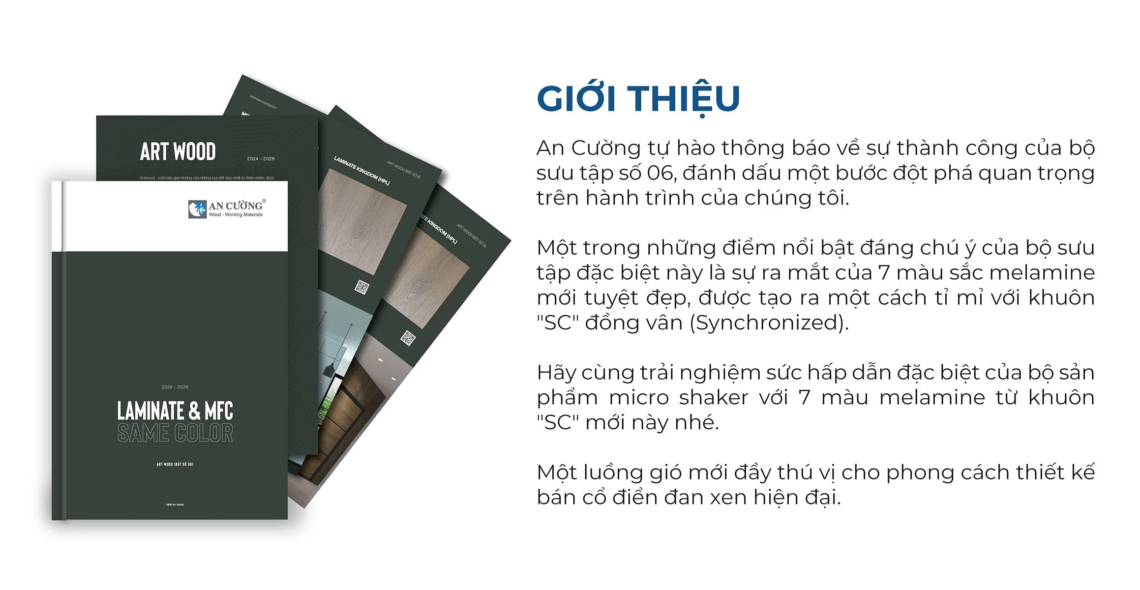 Micro Shaker Synchronized Melamine: Giải Pháp Cánh Tủ Bán Cổ Điển Hoàn Hảo Từ An Cường - vật liệu Gỗ An Cường
