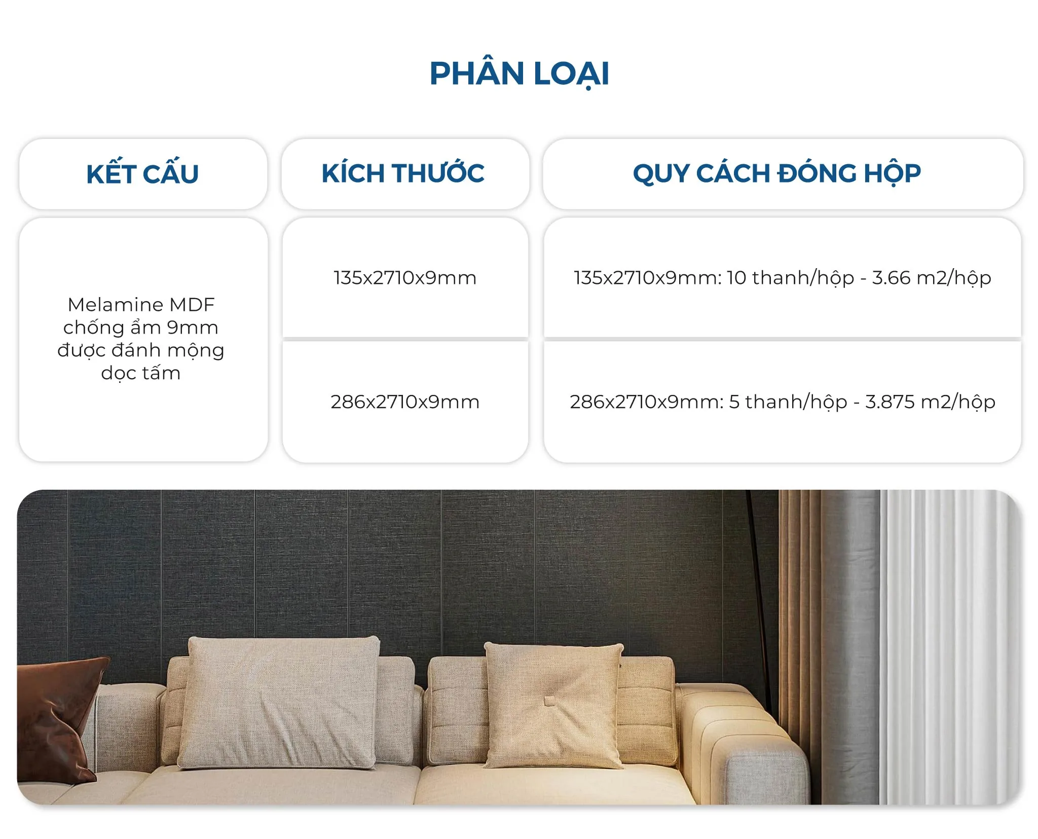 Tấm Trang Trí Wall & Ceiling Khổ Lớn: Giải Pháp Ốp Tường Và Trần Liền Mạch - vật liệu Gỗ An Cường