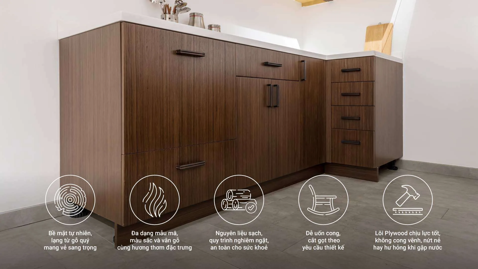 Ván Plywood Phủ Veneer: Giải Pháp Nội Thất Gỗ Tự Nhiên Hoàn Hảo Cho Không Gian Kiến Trúc Đẳng Cấp - vật liệu Gỗ An Cường